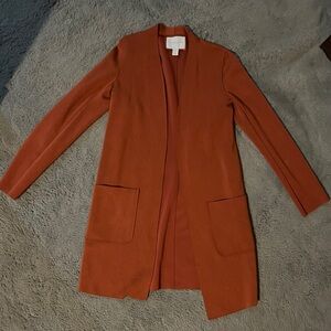 Carolina Belle Montreal Oversize Rusty Orange Blazer Jacket Business Casual